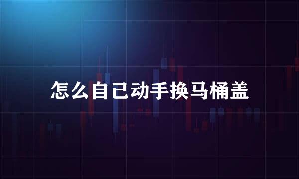 怎么自己动手换马桶盖