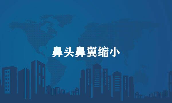 鼻头鼻翼缩小