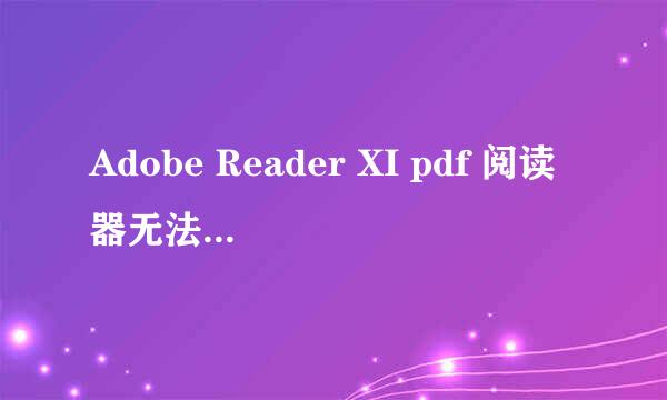 Adobe Reader XI pdf 阅读器无法安装的解决方法