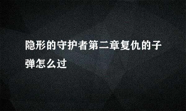 隐形的守护者第二章复仇的子弹怎么过