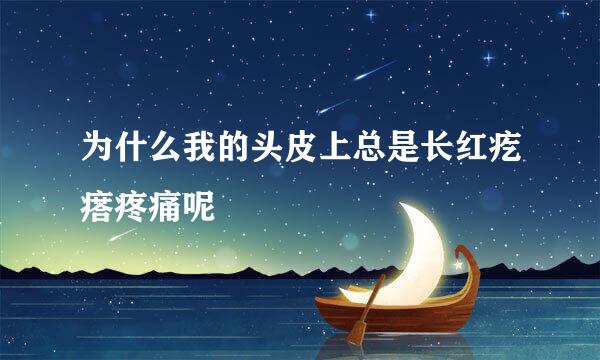 为什么我的头皮上总是长红疙瘩疼痛呢