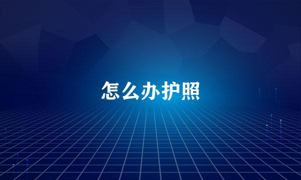 怎么办护照