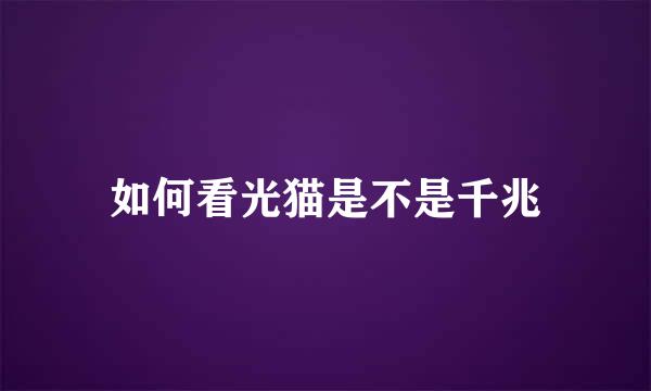 如何看光猫是不是千兆
