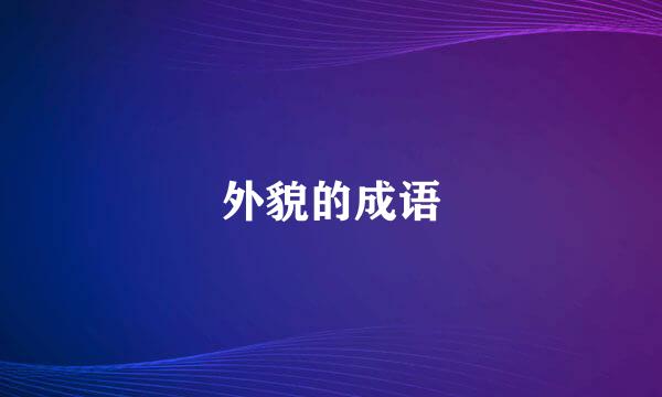 外貌的成语