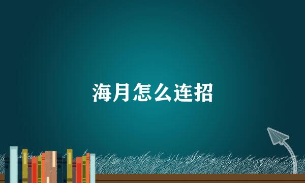 海月怎么连招