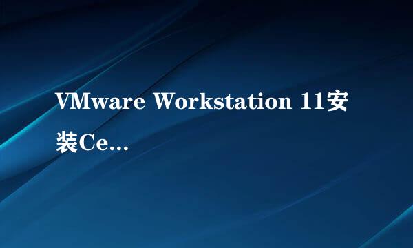 VMware Workstation 11安装Centos 系统（二）