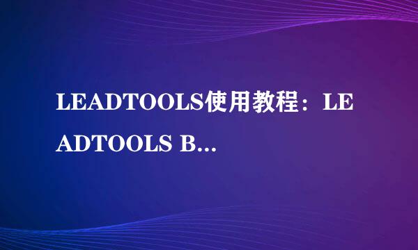 LEADTOOLS使用教程：LEADTOOLS Barcode用法