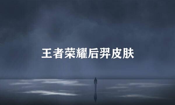 王者荣耀后羿皮肤