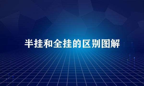 半挂和全挂的区别图解