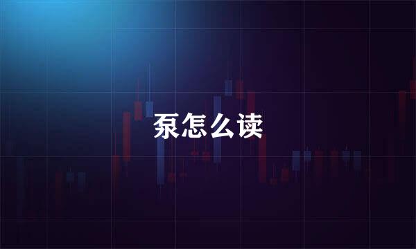 泵怎么读