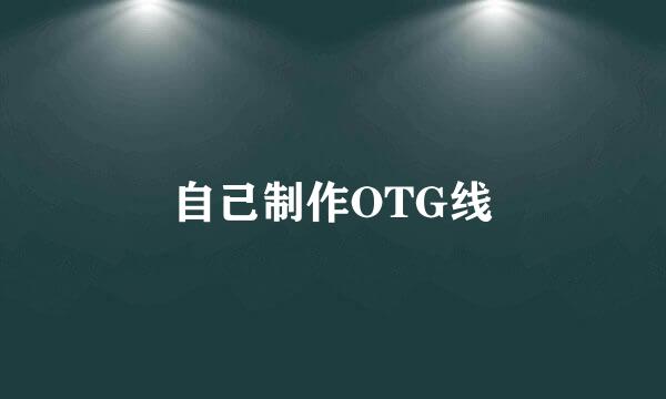 自己制作OTG线