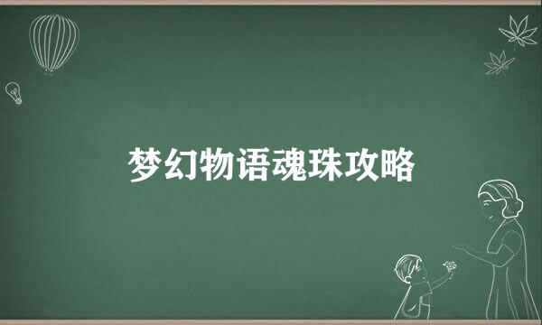 梦幻物语魂珠攻略
