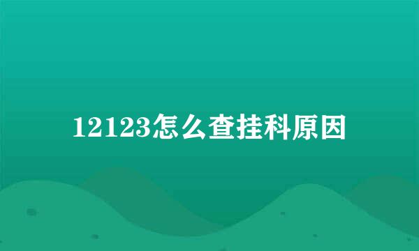 12123怎么查挂科原因