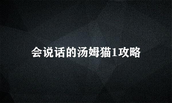 会说话的汤姆猫1攻略