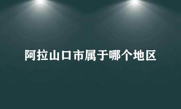 阿拉山口市属于哪个地区