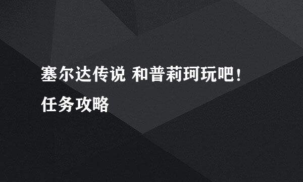 塞尔达传说 和普莉珂玩吧！任务攻略