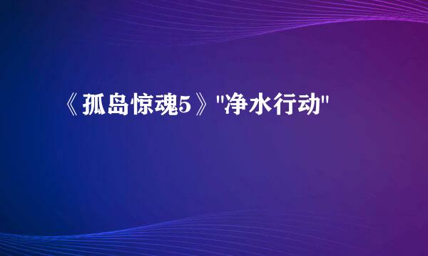 《孤岛惊魂5》