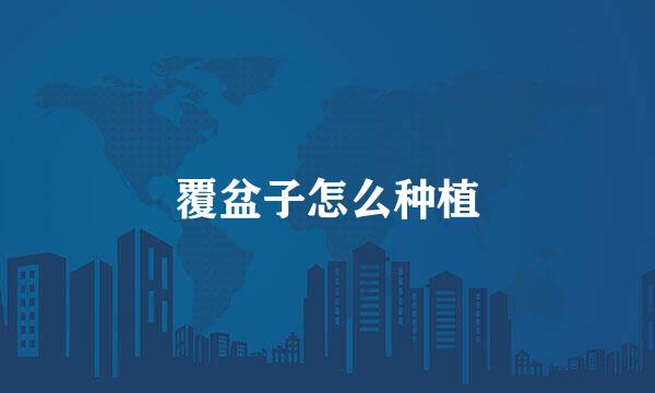 覆盆子怎么种植