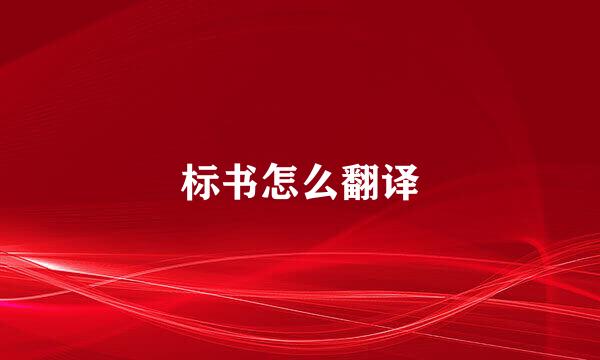 标书怎么翻译
