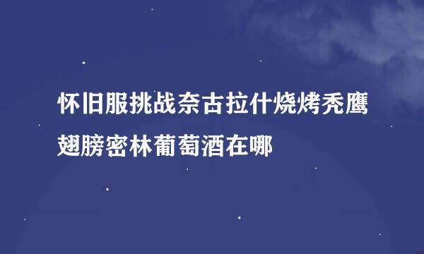 怀旧服挑战奈古拉什烧烤秃鹰翅膀密林葡萄酒在哪