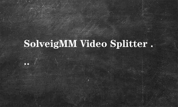 SolveigMM Video Splitter 怎么设置中文