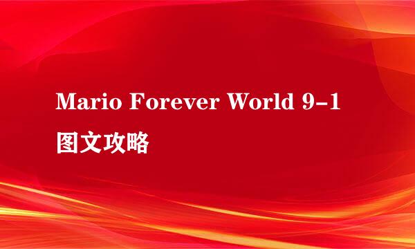 Mario Forever World 9-1图文攻略