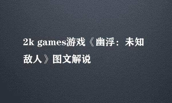 2k games游戏《幽浮：未知敌人》图文解说