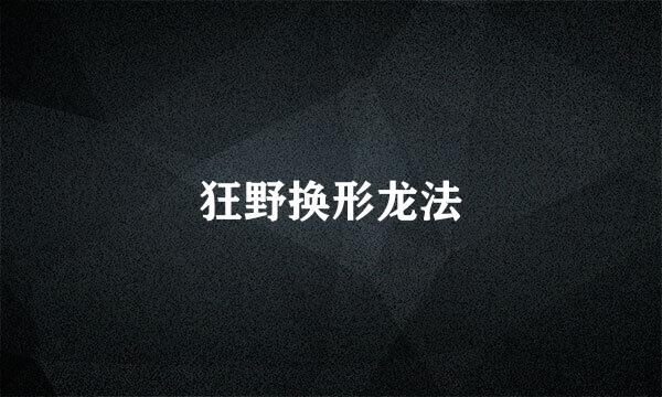 狂野换形龙法