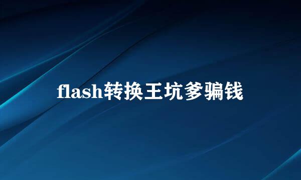 flash转换王坑爹骗钱