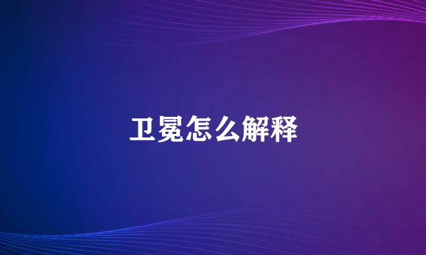 卫冕怎么解释