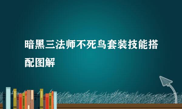 暗黑三法师不死鸟套装技能搭配图解