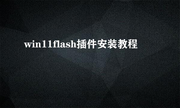 win11flash插件安装教程
