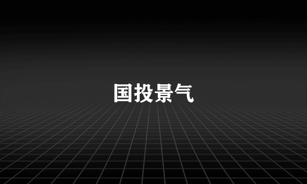 国投景气