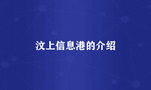 汶上信息港的介绍