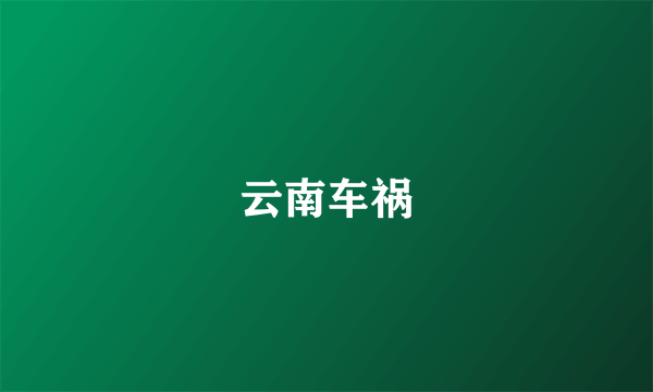 云南车祸