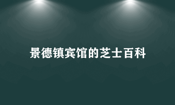 景德镇宾馆的芝士百科