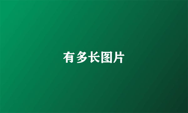 有多长图片
