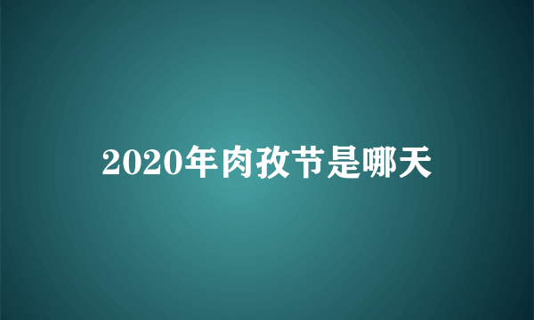 2020年肉孜节是哪天