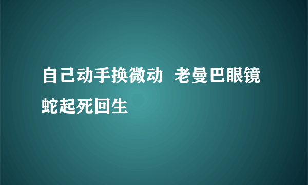 自己动手换微动  老曼巴眼镜蛇起死回生