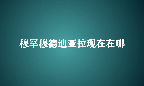 穆罕穆德迪亚拉现在在哪
