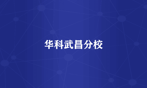 华科武昌分校