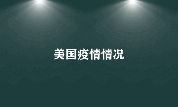 美国疫情情况