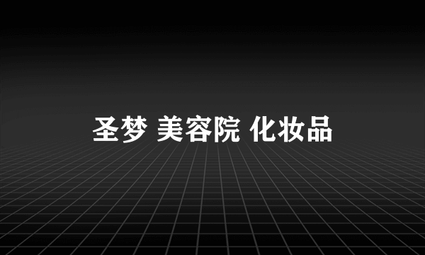 圣梦 美容院 化妆品