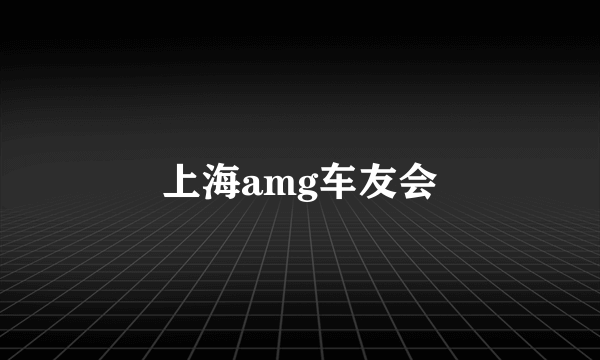 上海amg车友会