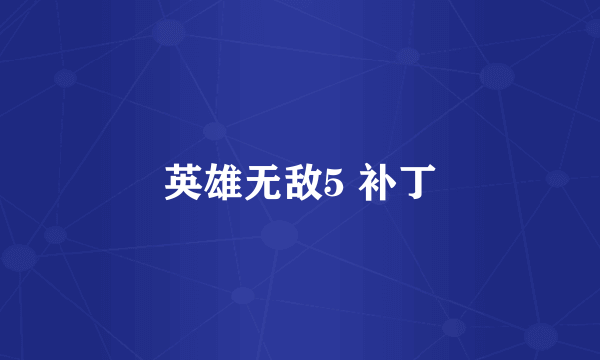 英雄无敌5 补丁