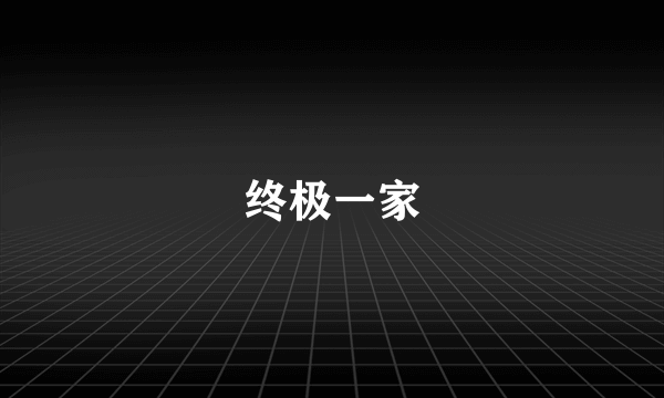 终极一家