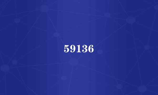59136