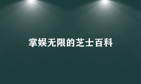 掌娱无限的芝士百科