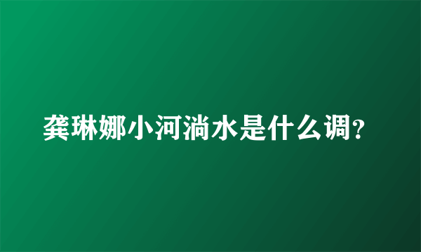 龚琳娜小河淌水是什么调？
