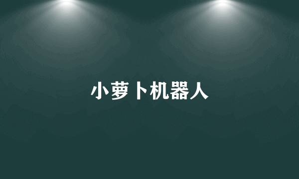 小萝卜机器人